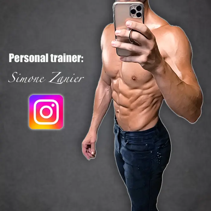 Personal trainer Simone Zanier, coaching online